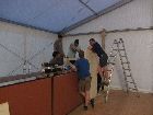 nschas Fescht - Aufbauarbeiten